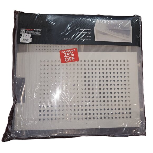 COPY - Home Basics 2 Pair Shoe Box NWT - Picture 2 of 3